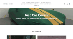 Desktop Screenshot of just-carcovers.co.uk